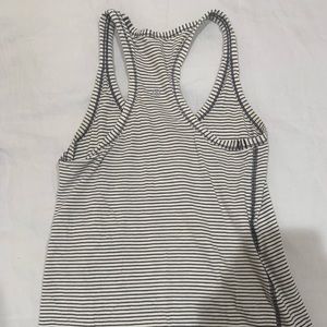 Grey and white lululemon tank size 4